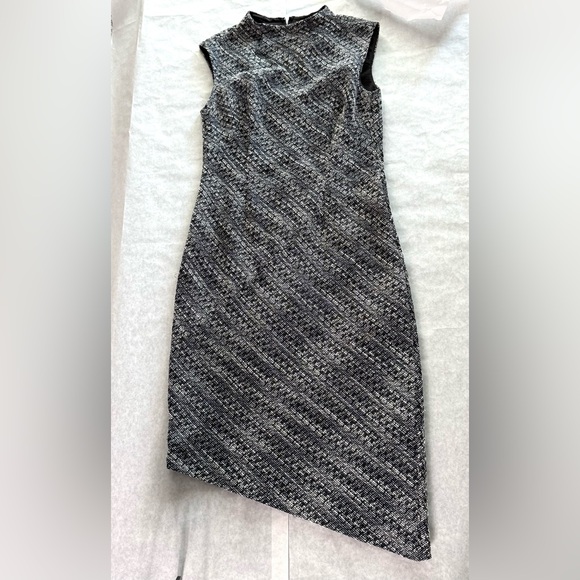 Banana Republic Dresses & Skirts - Banana Republic boule texture classic sleeveless dress asymmetrical hem